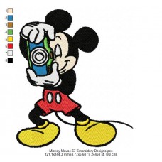 Mickey Mouse 67 Embroidery Designs